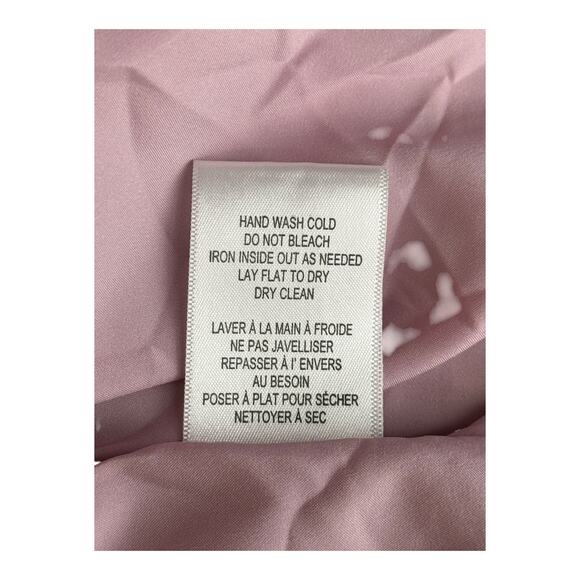 Jewel by Badgley Mischka strapless floral georgette dress DEFECT size 6 - Picture 8 of 9